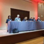 Les membres du bureau à la tribune
